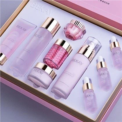 Set de cura de la pell de flors de cirerer